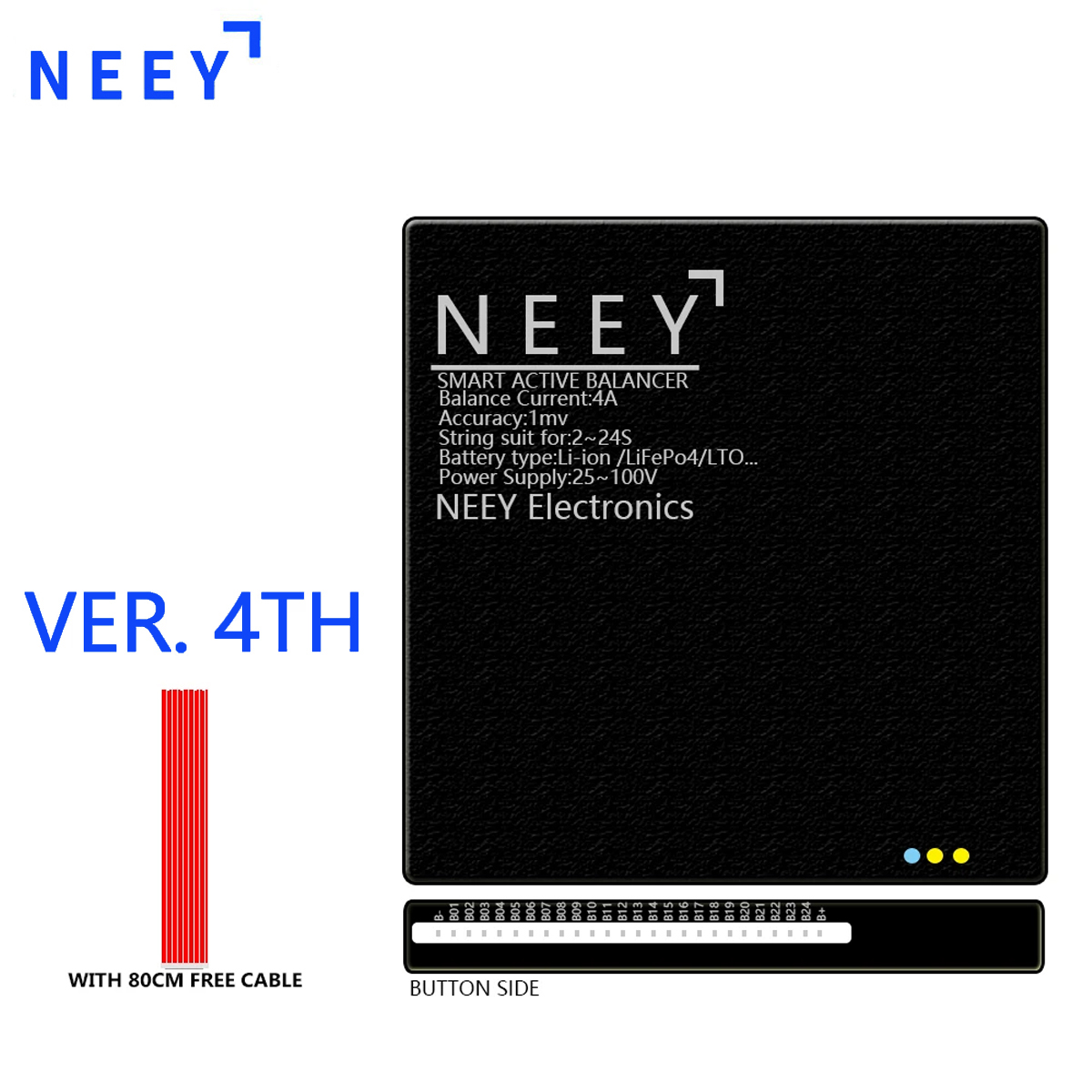 Battery Equalizer Balancer - NEEY 4A Ecualizador Activo Inteligente para