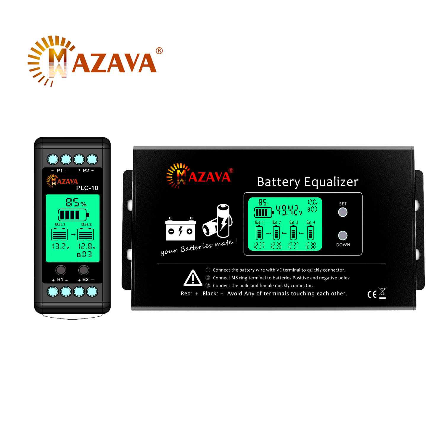 Battery Equalizer Balancer - MAZAVA PLC-10 HX02 balanceador de batería