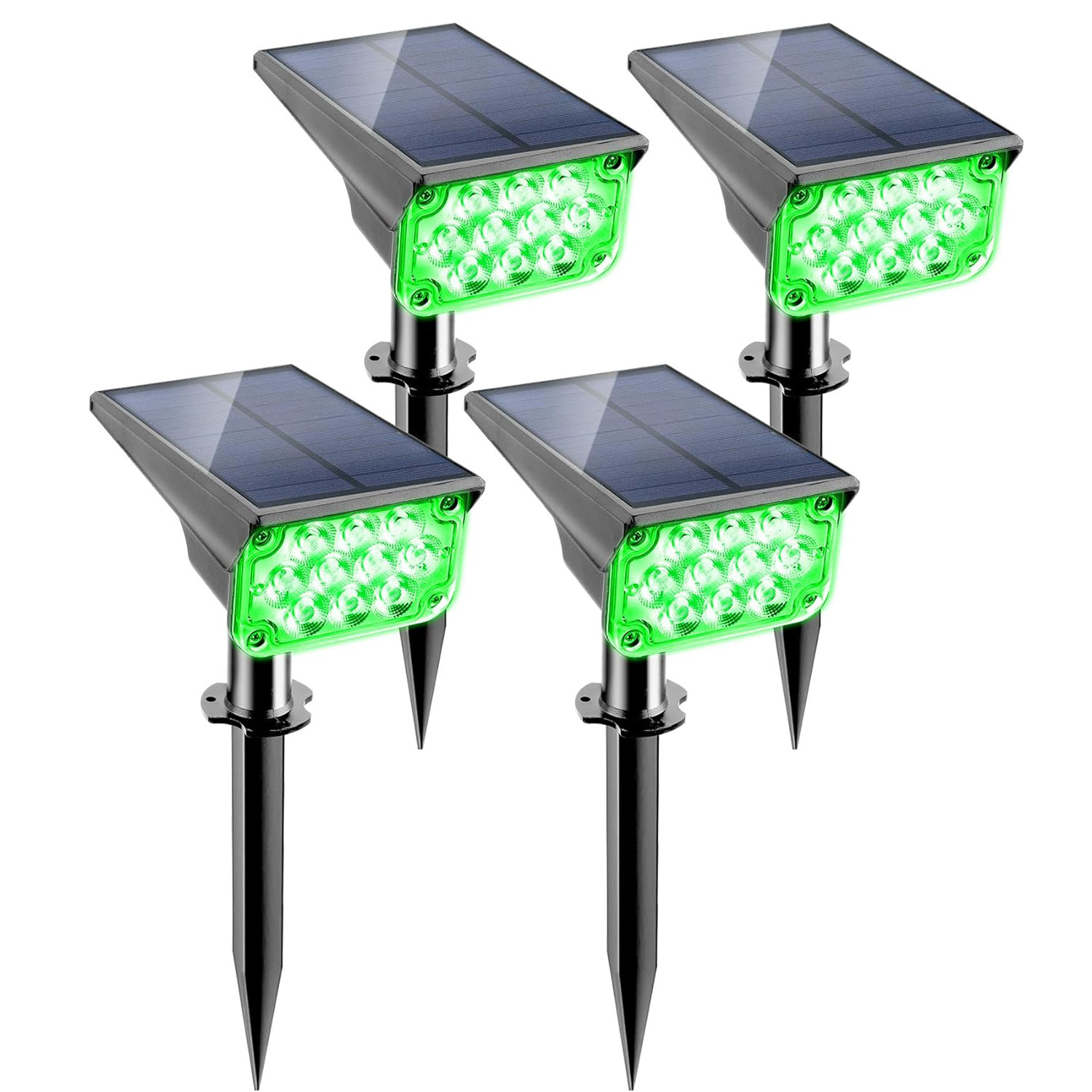 Waterproof Junction Box Solar - 4 Uds foco Solar lámpara de