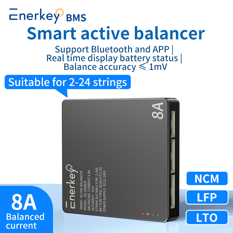 Battery Equalizer Balancer - Enerkey EK-24S8EB 8A 2S~24S - Equilibrador