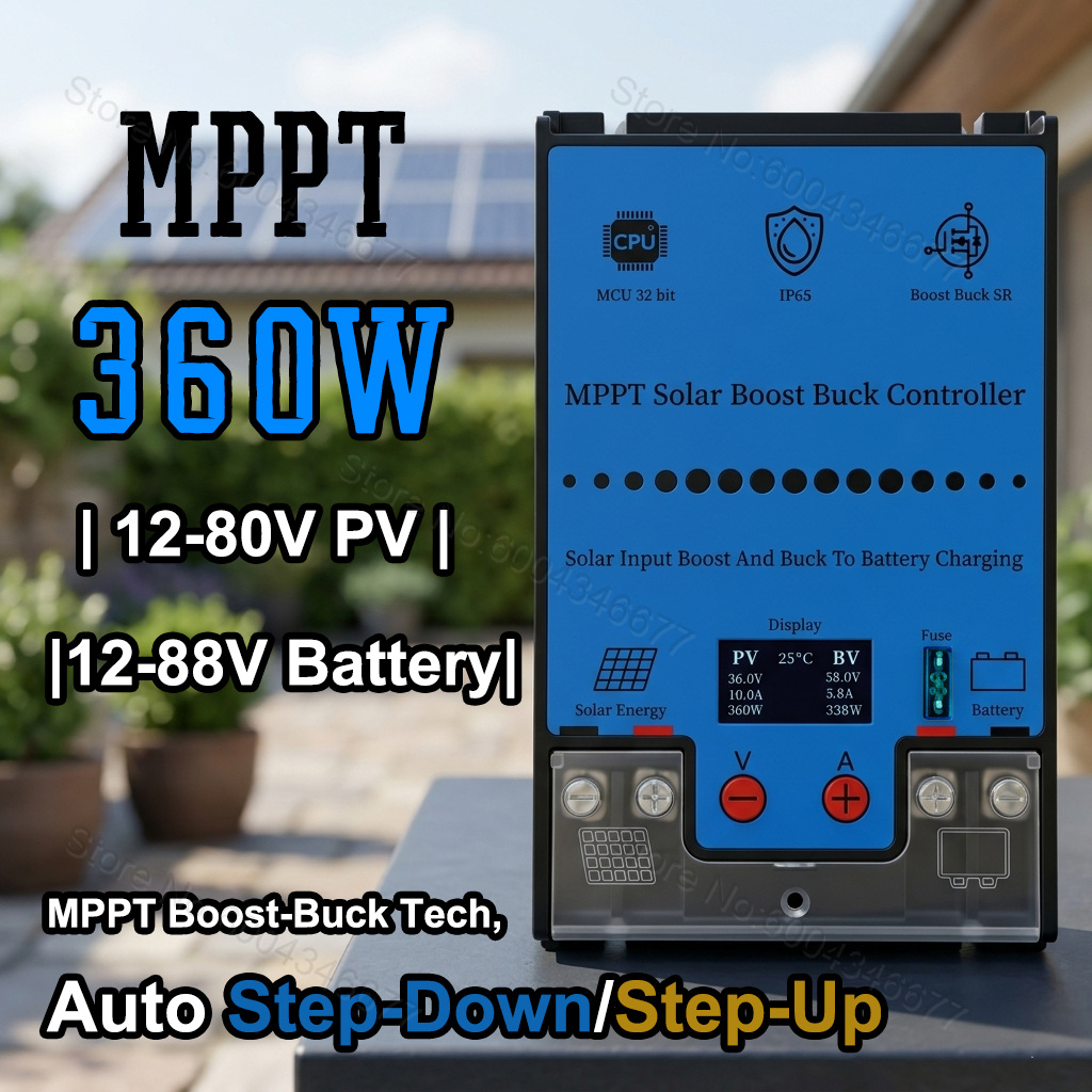 Pwm Charge Controller - Controlador Solar MPPT Buck Boost de