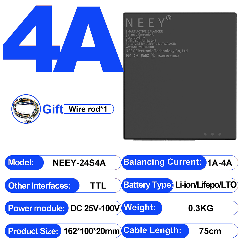 NEEY 4A Ecualizador Activo Int - Battery Equalizer Balancer reseña y precio