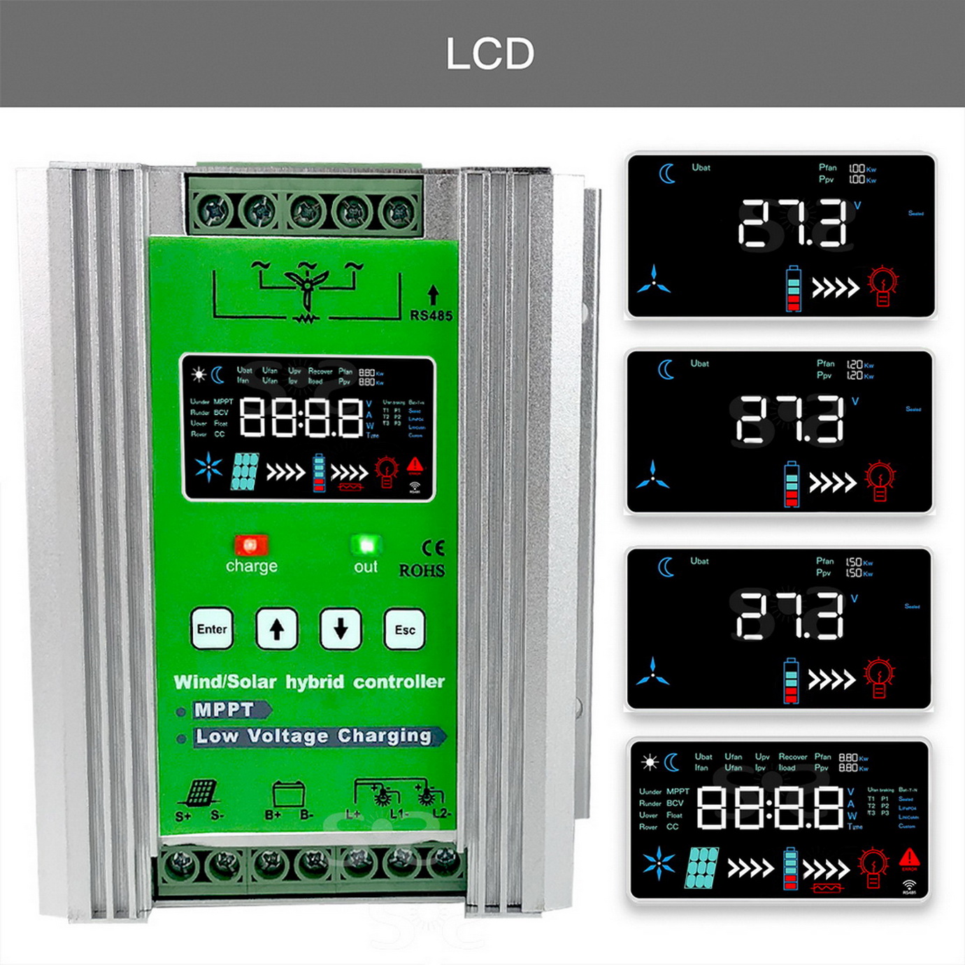 Controlador de carga híbrido S - Wind Solar Hybrid Kit reseña y precio