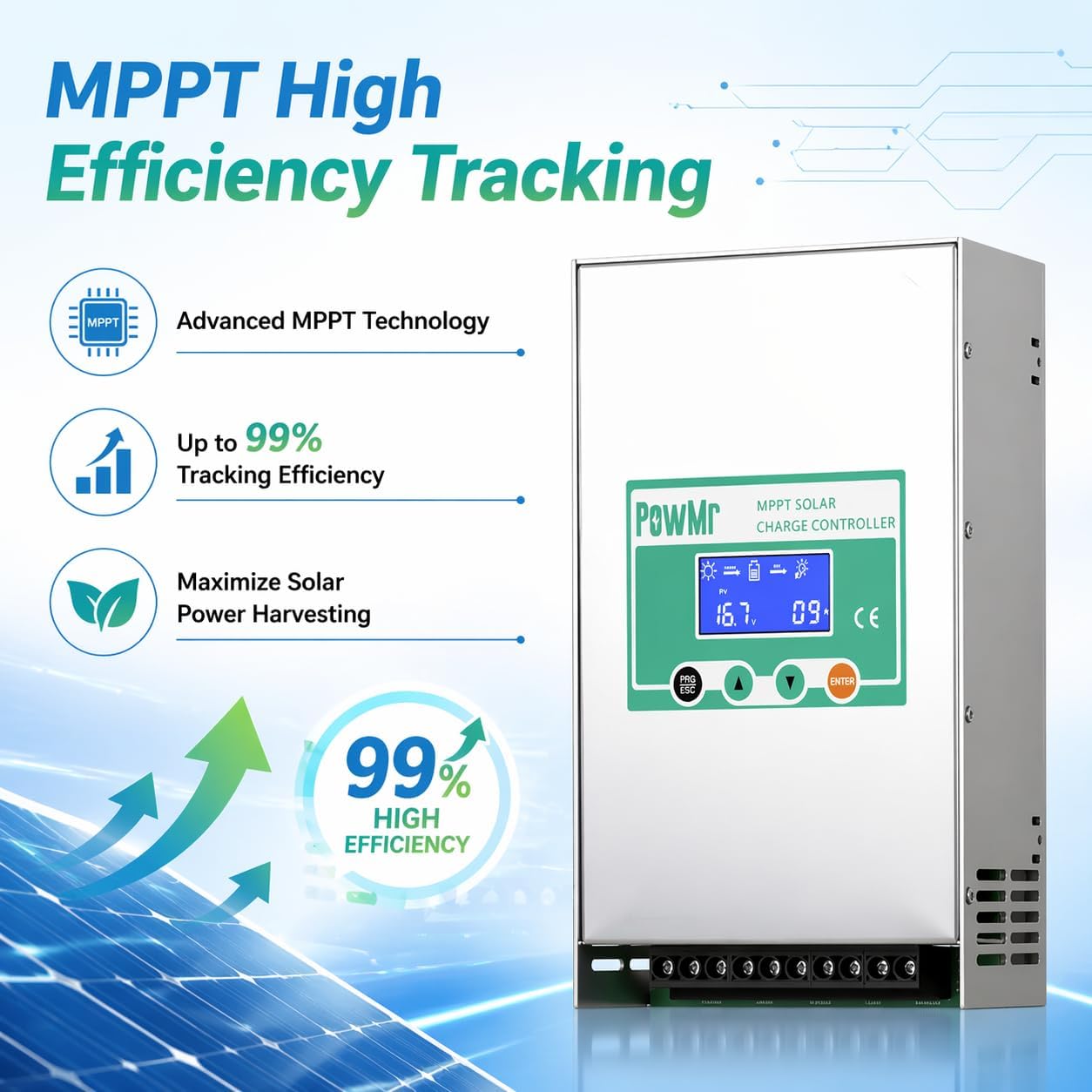 Controlador de Carga Solar Pow - Pwm Charge Controller reseña y precio