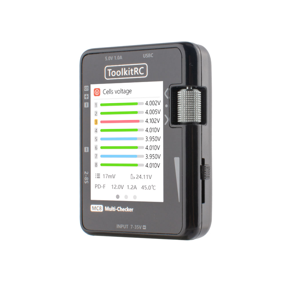 ToolkitRC MC8 SC100 Mini Verif - Pwm Charge Controller reseña y precio