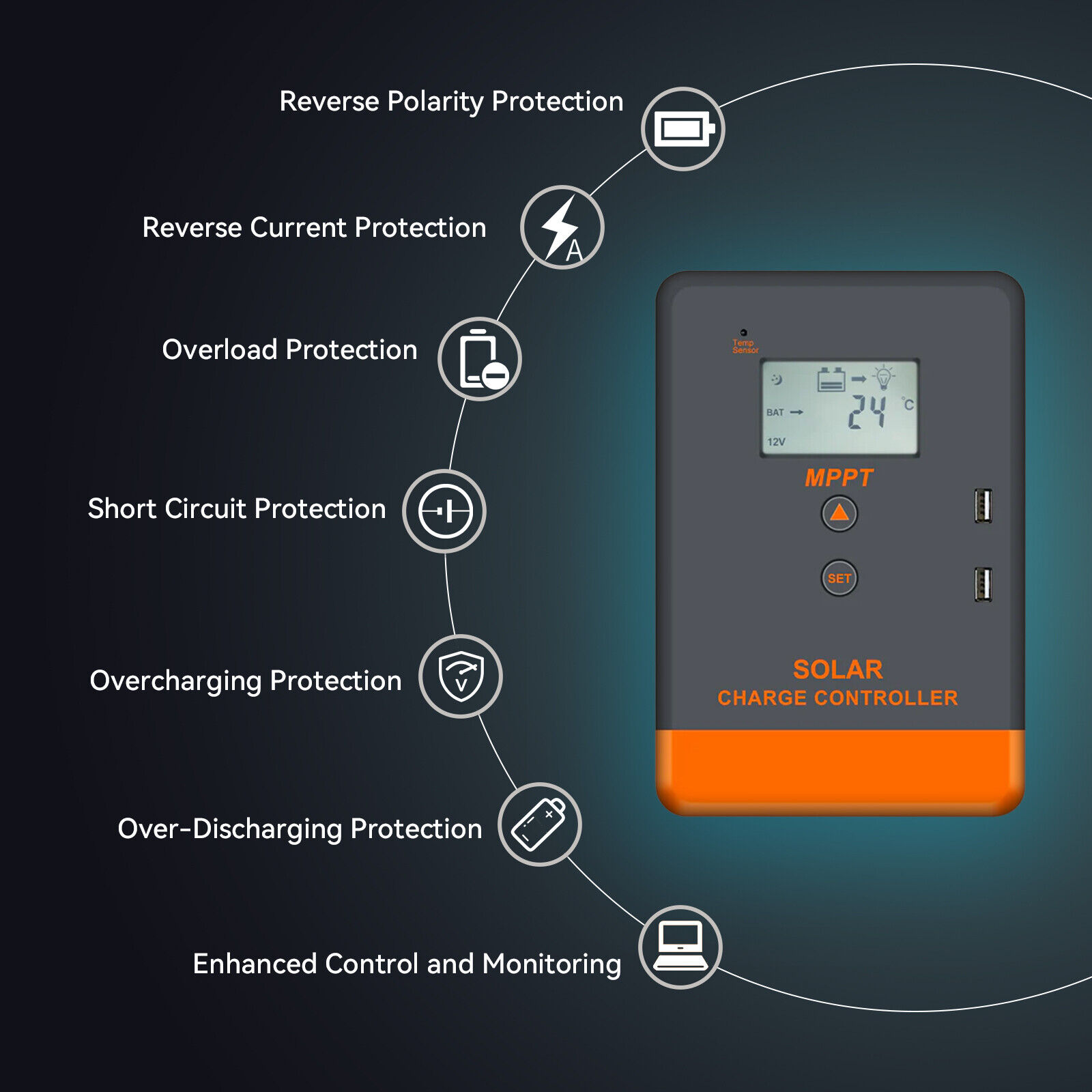 Regulador Solar MPPT PowMr Ser - Pwm Charge Controller reseña y precio