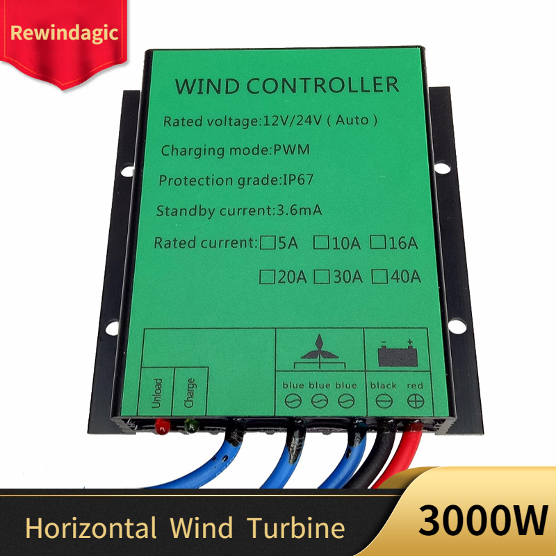 Controlador de carga de viento - Pwm Charge Controller reseña y precio