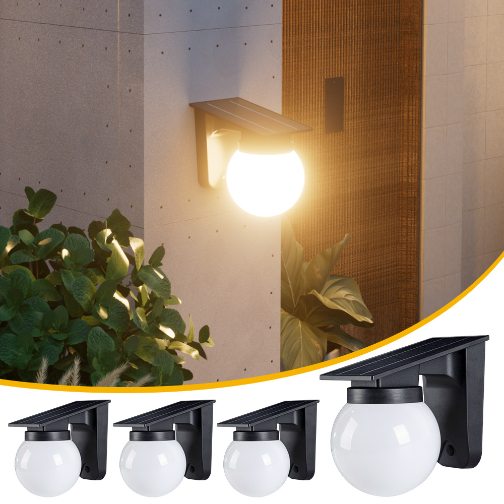 Luces de pared de esfera Solar - Waterproof Junction Box Solar reseña y precio