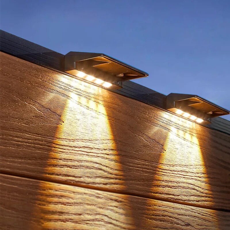 Paquete de 2 luces solares de  - Waterproof Junction Box Solar reseña y precio