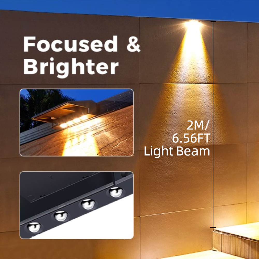 Paquete de 2 luces solares de  - Waterproof Junction Box Solar reseña y precio