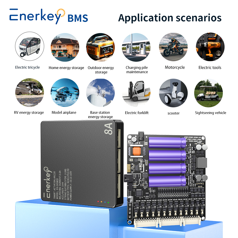 Enerkey EK-24S8EB 8A 2S~24S -  - Battery Equalizer Balancer reseña y precio