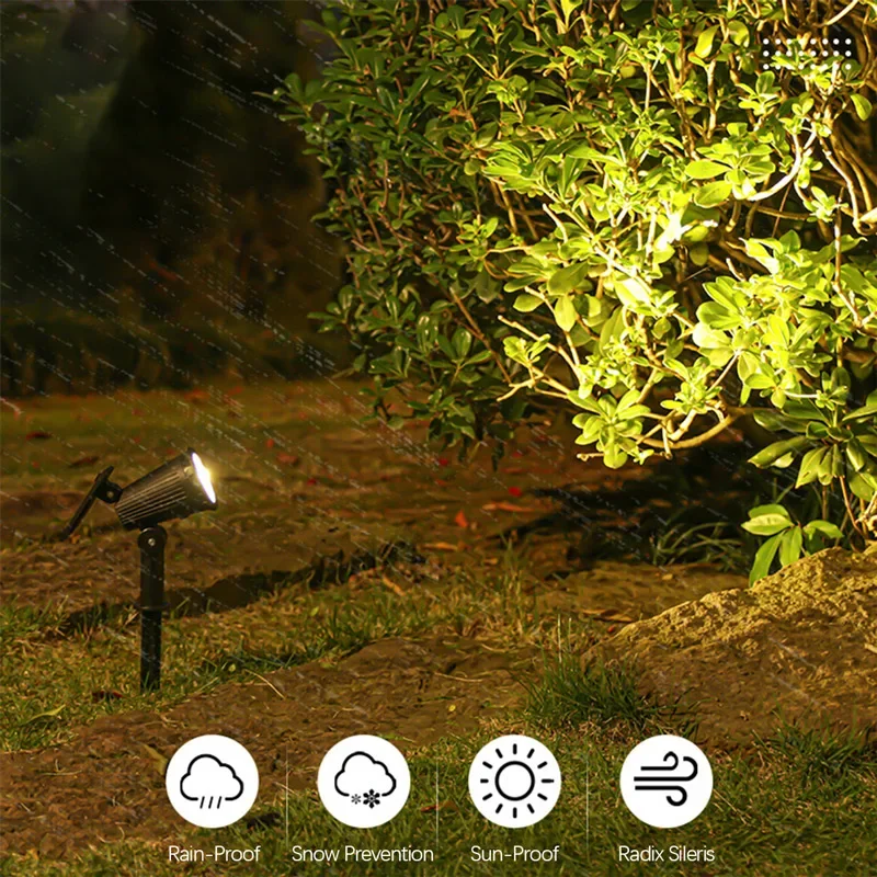 1/2PCS Luces Solares de Paisaj - Waterproof Junction Box Solar reseña y precio
