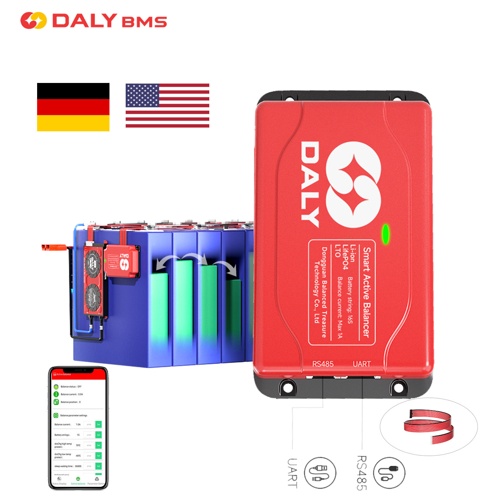 Daly-equilibrador de ecualizad - Battery Equalizer Balancer reseña y precio
